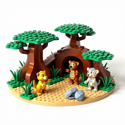 Bricks Savannah Playset