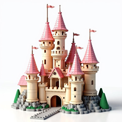 Bricks Princess Castle