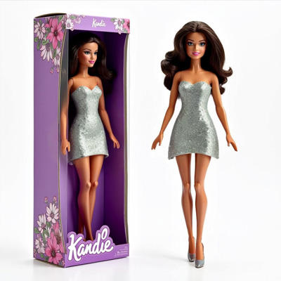 Kandie the Movie - Collectible Doll, Margie Reddie as Kandie in Green Dress